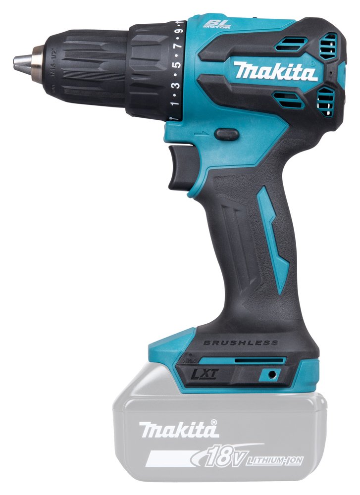 EAN 0197050010247 - Makita DHP490Z destornillador eléctrico y llave de impacto 1900 RPM Azul, Negro imagen 9