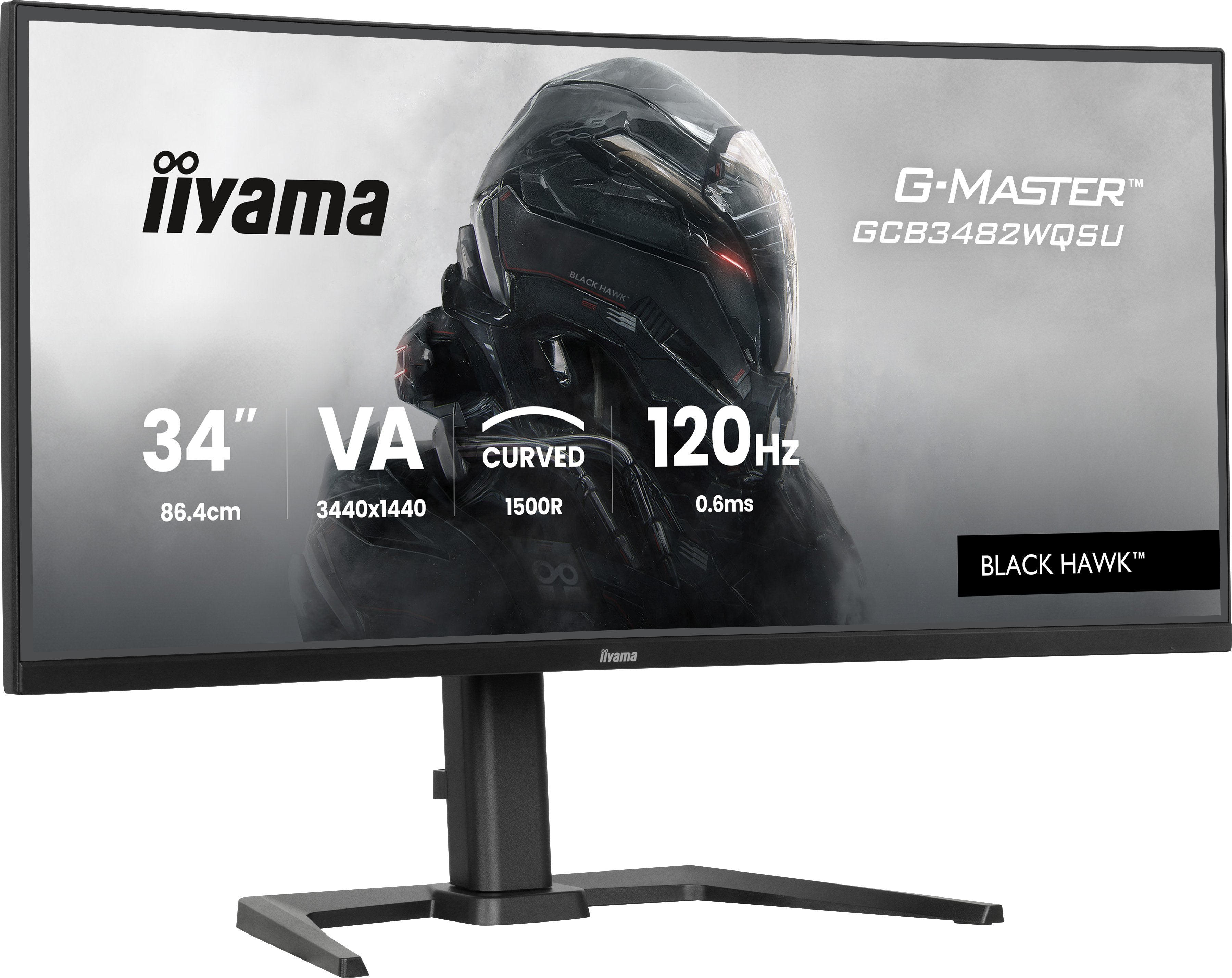 Monitor Iiyama  34" Gcb3482wqsu-B1 21:9 2xhdmi+Dp+Usb-C Curv