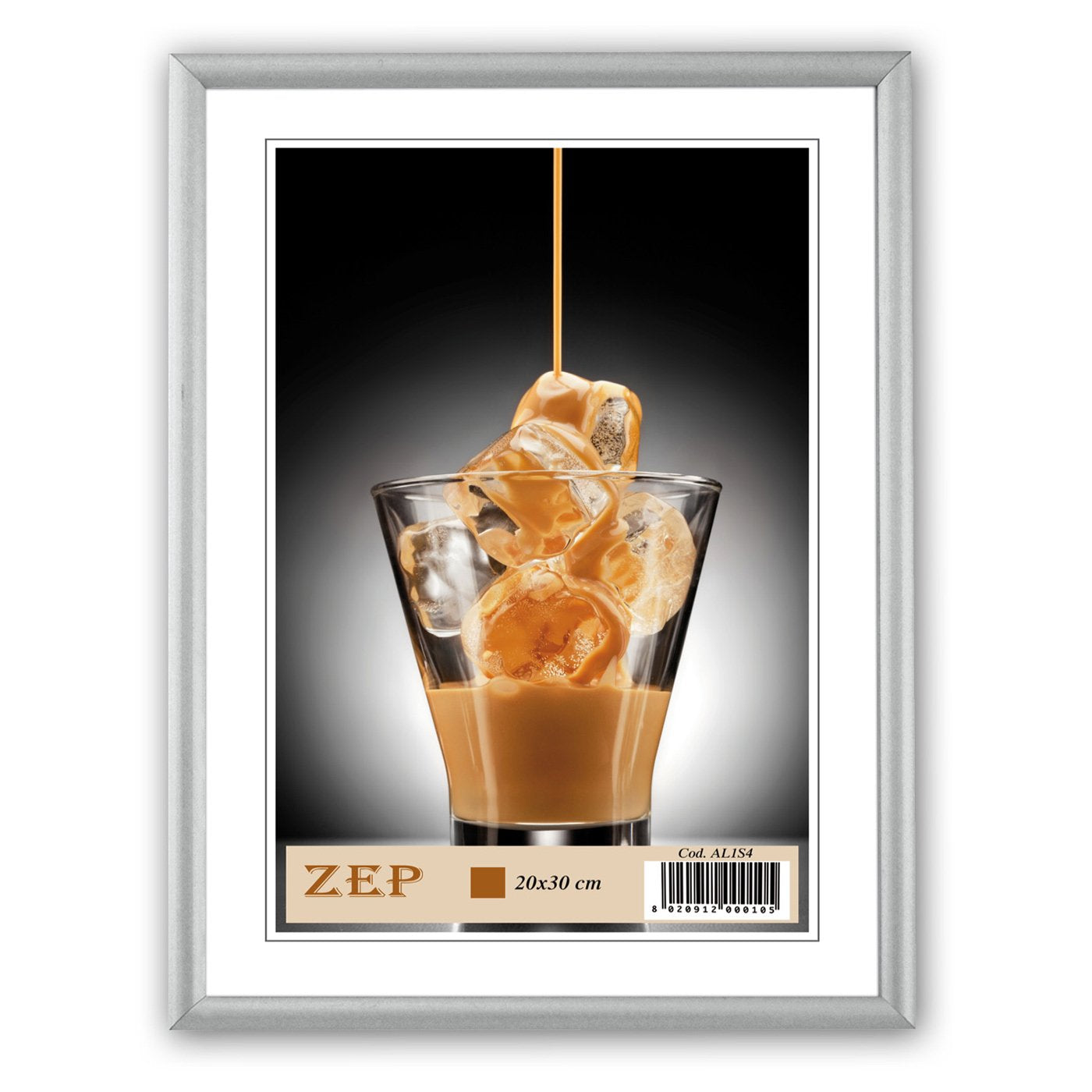 Marco De Aluminio Zep Basic Plateado 13x18 Al1s2