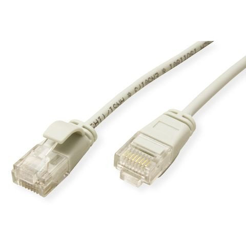 Roline Verde Utp Cable De Red Cat.6a (Class Ea), Lsoh, Slim, Grau, 2 M