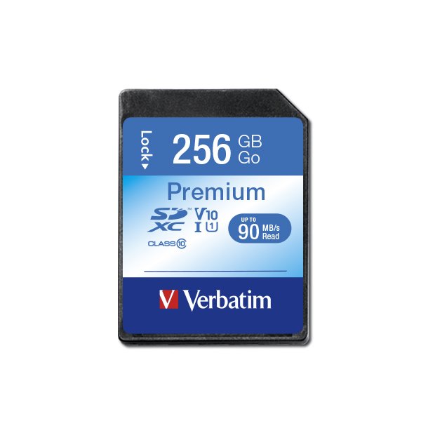 Sd Card 256gb Verbatim Sdxc Premium Class 10 Extern Retail