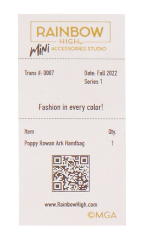 EAN 0035051586067 - Rainbow High Accessories Studio Series 1, H Assortment in PDQ Bolso de muñecas imagen 12