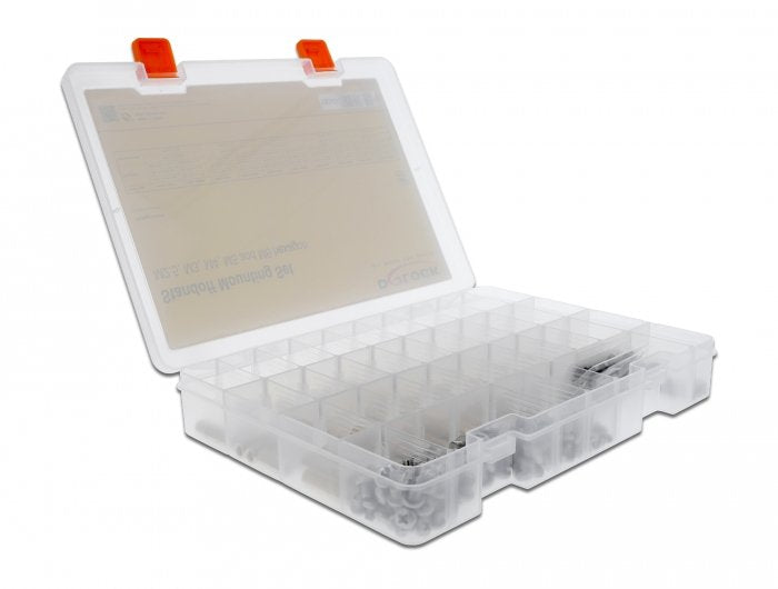 Delock 18349 Juego De Montaje De Separación M2.5, M3, M4, M5 Y M6 Hexagonal 362 Piezas