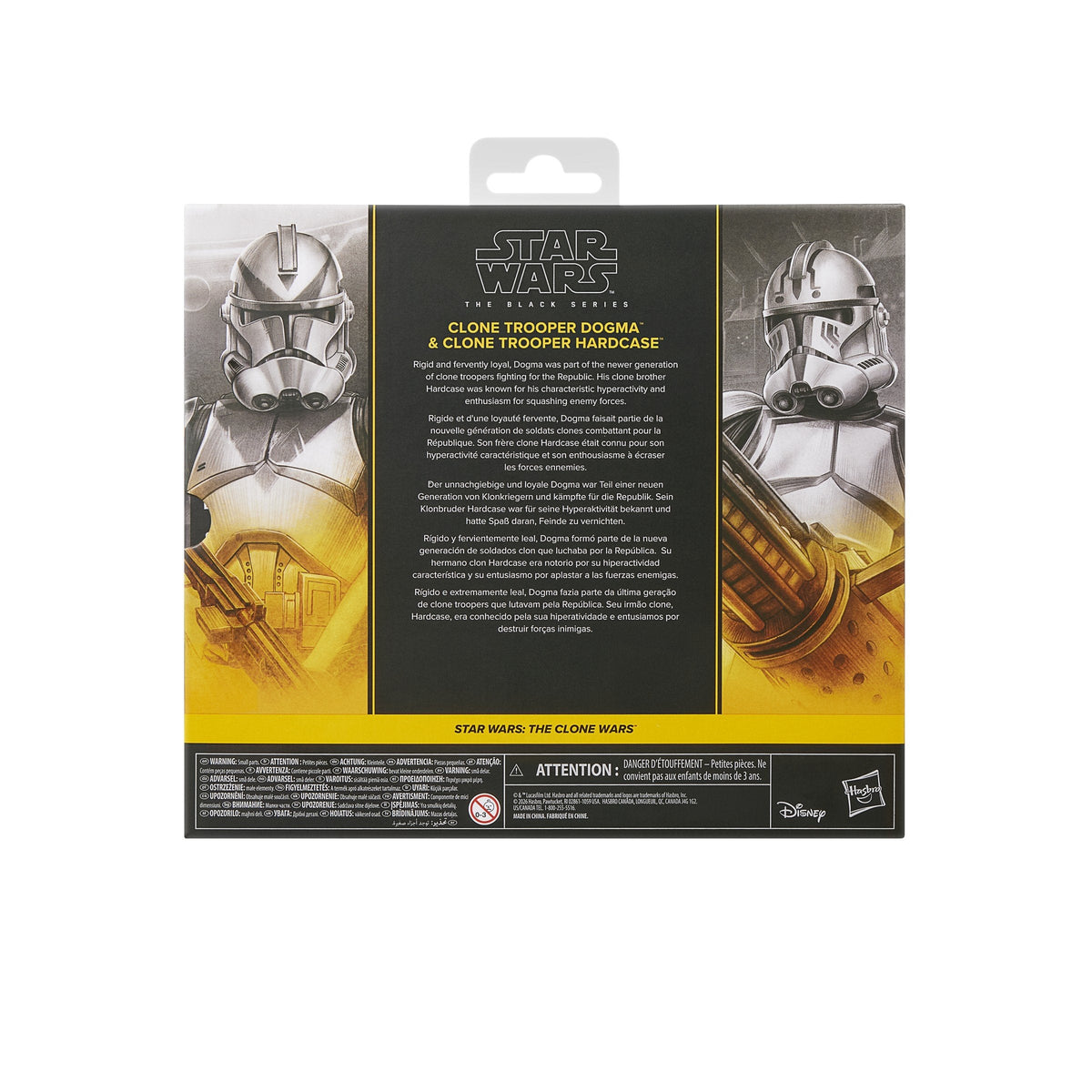Blister 2 Figuras Clone Trooper Dogma & Clone Trooper Hardcase Star Wars 15cm