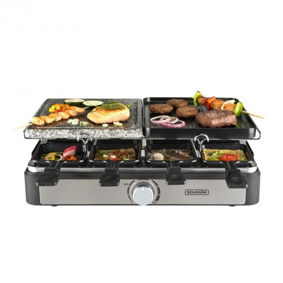 EAN 8719979271084 - Bourgini Gourmette/Raclette/Stone Grill Plus parrilla eléctrica de contacto imagen 4