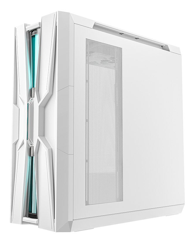 Caja Pc Deepcool Genome Iii Integrated Liquid Cooling Case, White