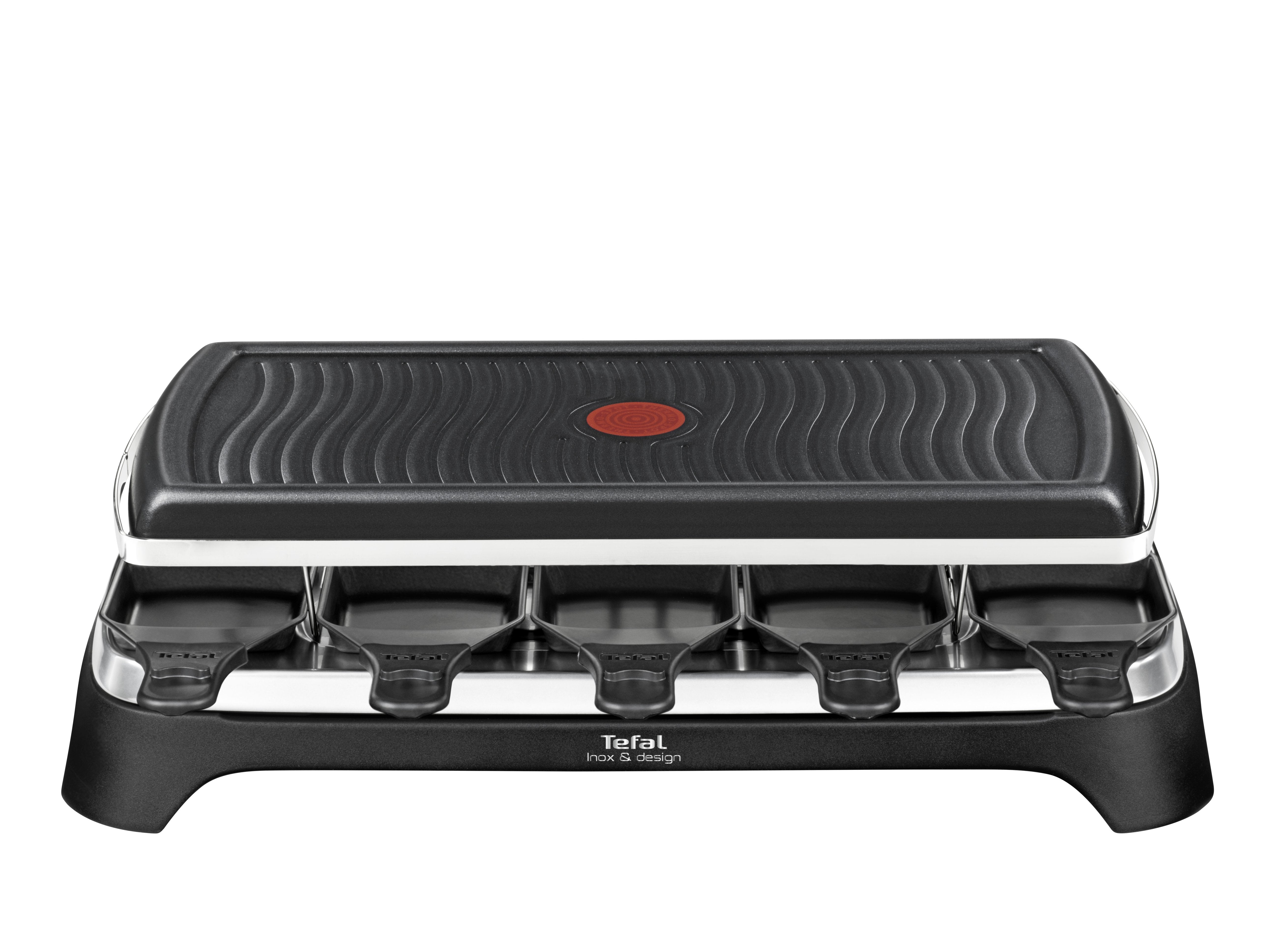 EAN 3168430851900 - Tefal RE4588 parrilla de interior 10 personas(s) 1350 W Negro, Acero inoxidable imagen 1