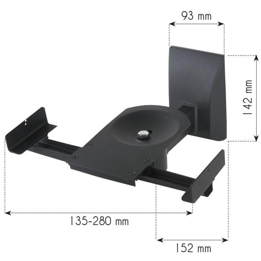 Soporte De Abrazadera Para Altavoces Techly Ica-Sp Ss201 X2