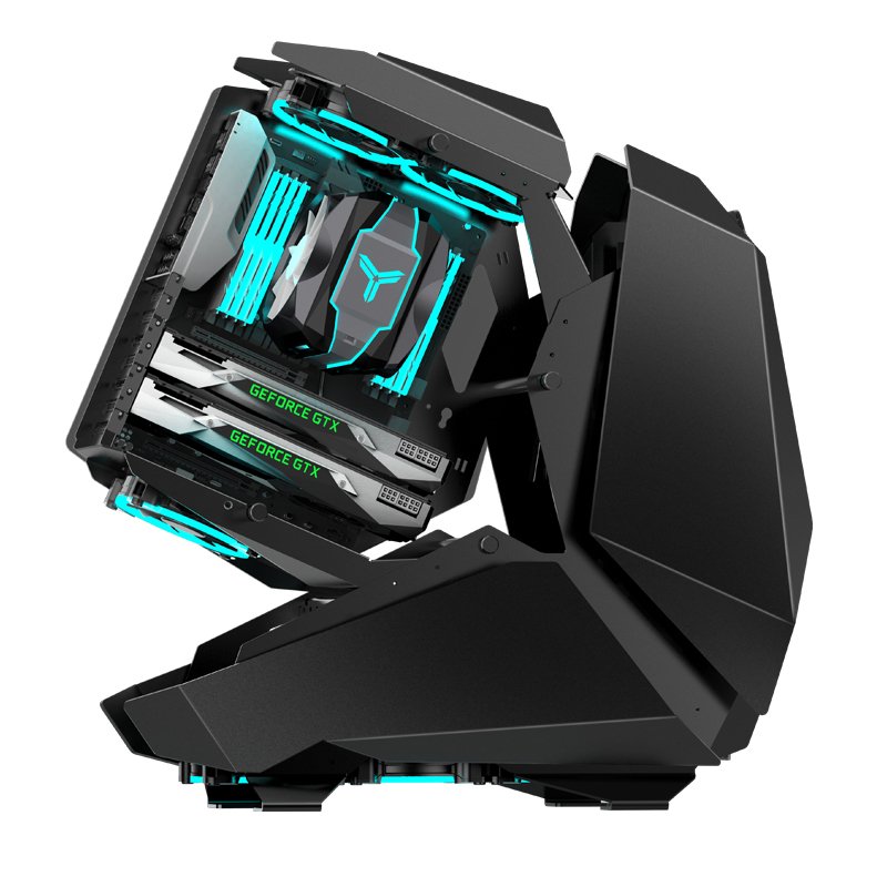 Jonsbo Mod5 Big-Tower Showcase, Tempered Glass - Negro