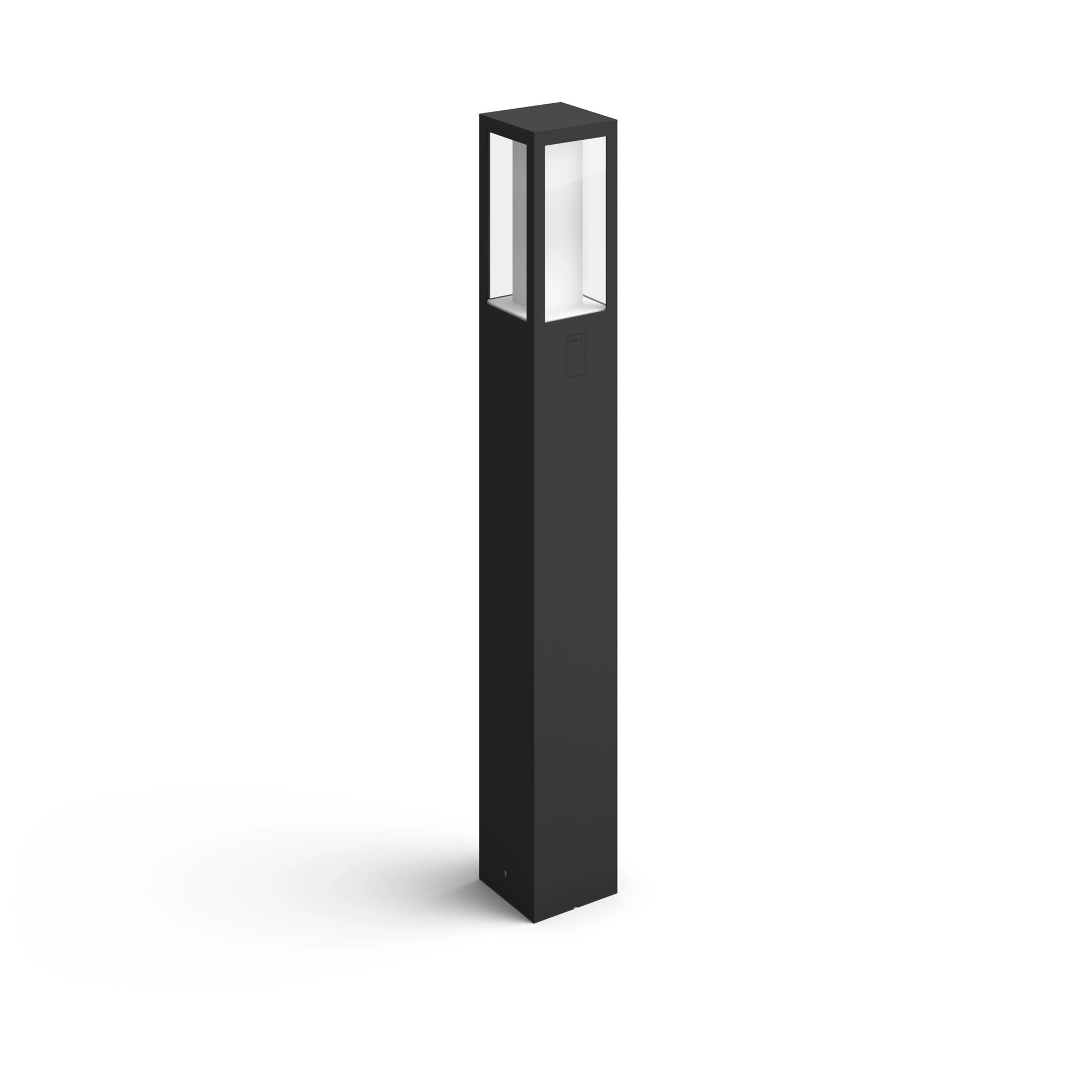 Poste Para Exteriores Philips Impress, Blanco Y Ambiente De Color, Led Integrado De 8 W, Antracita