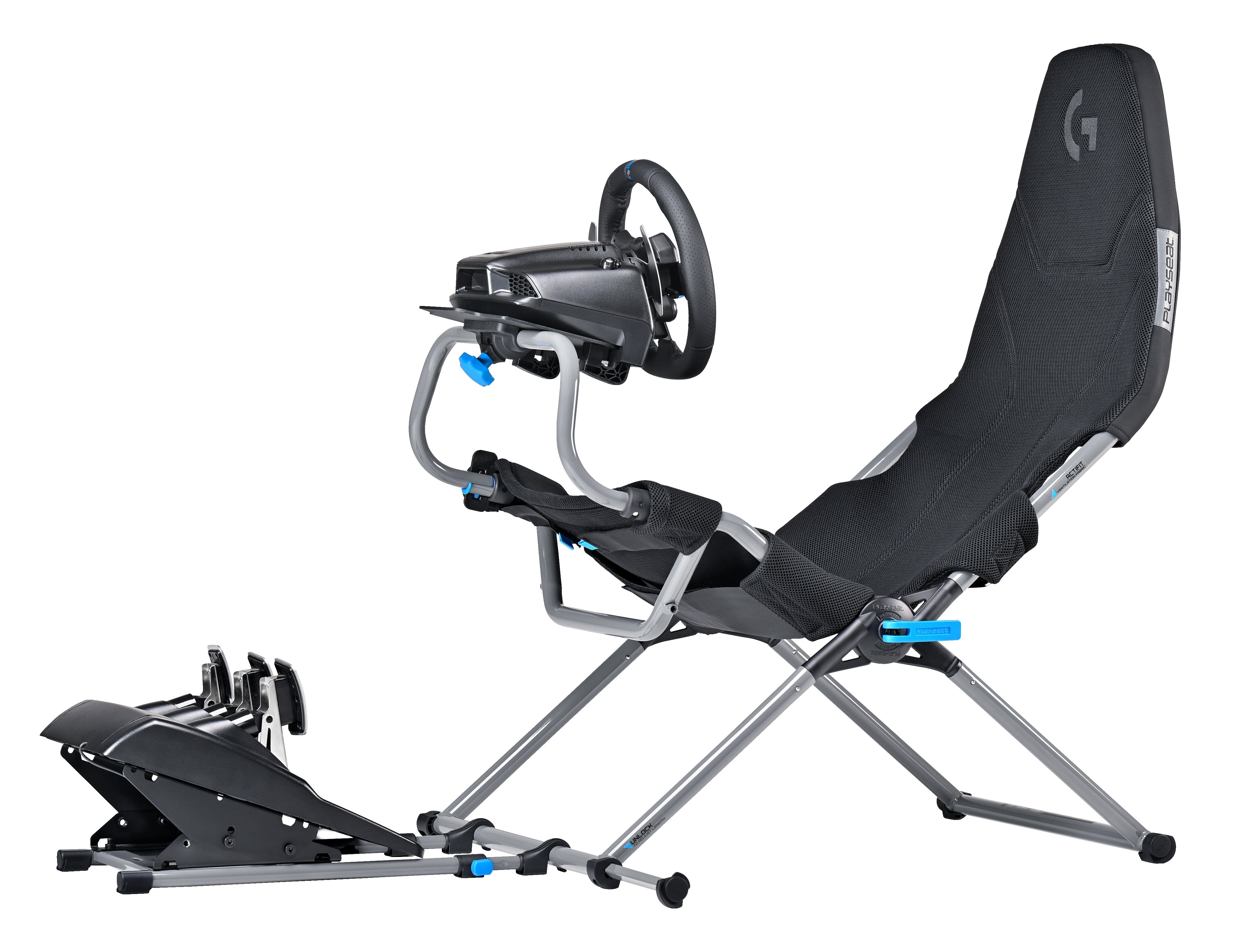 Silla Gaming Playseat Challenge X - Logitech G Edition  Negro, Gris