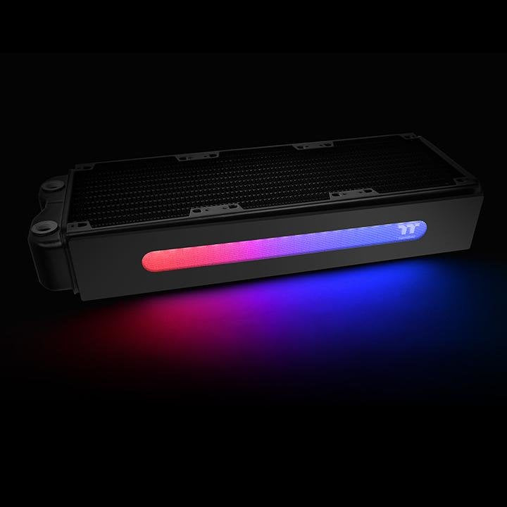 Thermaltake Panel De Radiador Led Pacific Rad Plus, Parte Lateral Del Radiador Rgb-Led