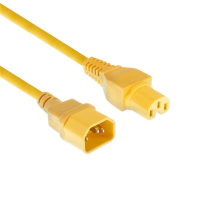 Powercord C14 - C15 Amarillo 2 M