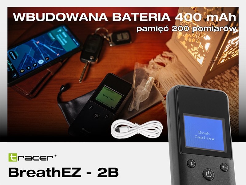 EAN 5907512875360 - Tracer BreathEZ-2B Negro Sensor electroquímico de platino Pantalla incorporada imagen 9