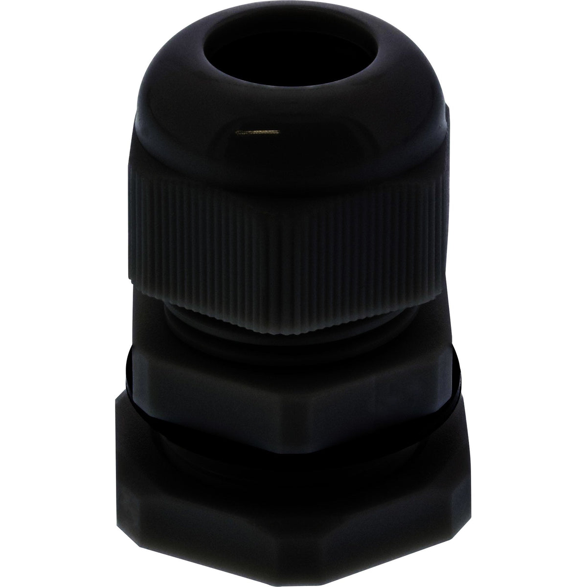 Prensaestopas Inline Nylon Ip68 6 - 12mm Negro 10 Uds.
