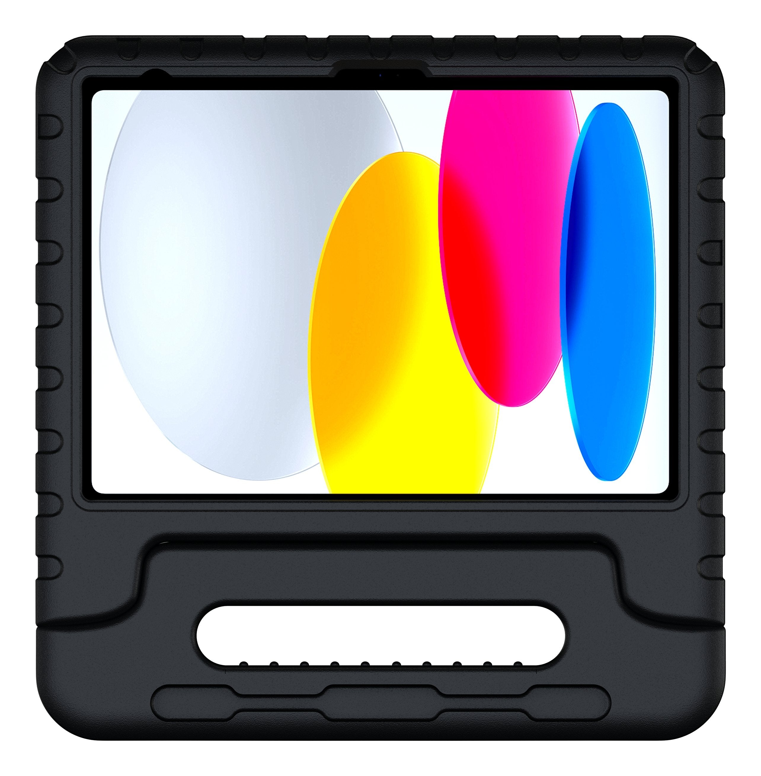 Deqster Kids Case Funda Para Tablet & Cristal Protector F. Ipad 10. 11.Gen Kindersicher & Robust, Integrierte Stylus-Soporte, 9h Display Protección Vidrio, Negro