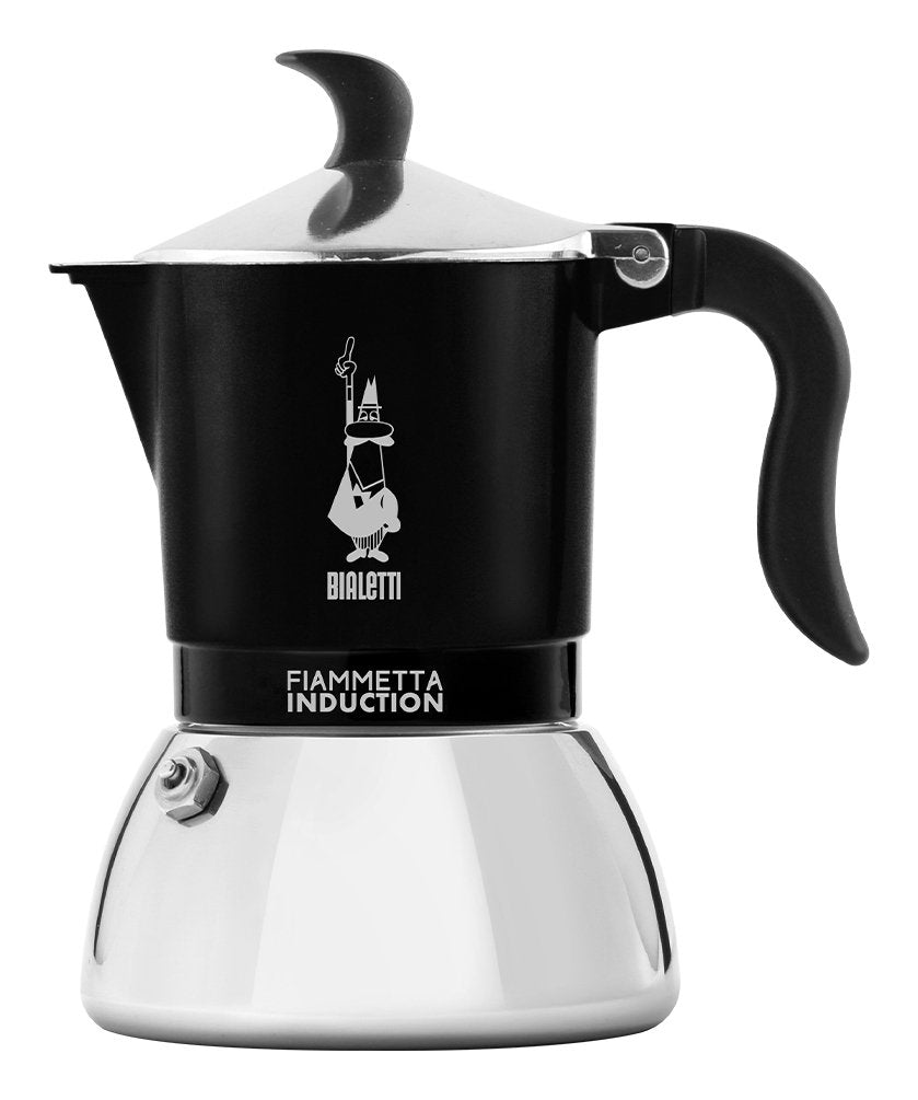 EAN 8006363036900 - Bialetti Fiammetta Induction Cafetera italiana 0,1 L Negro, Acero inoxidable imagen 1
