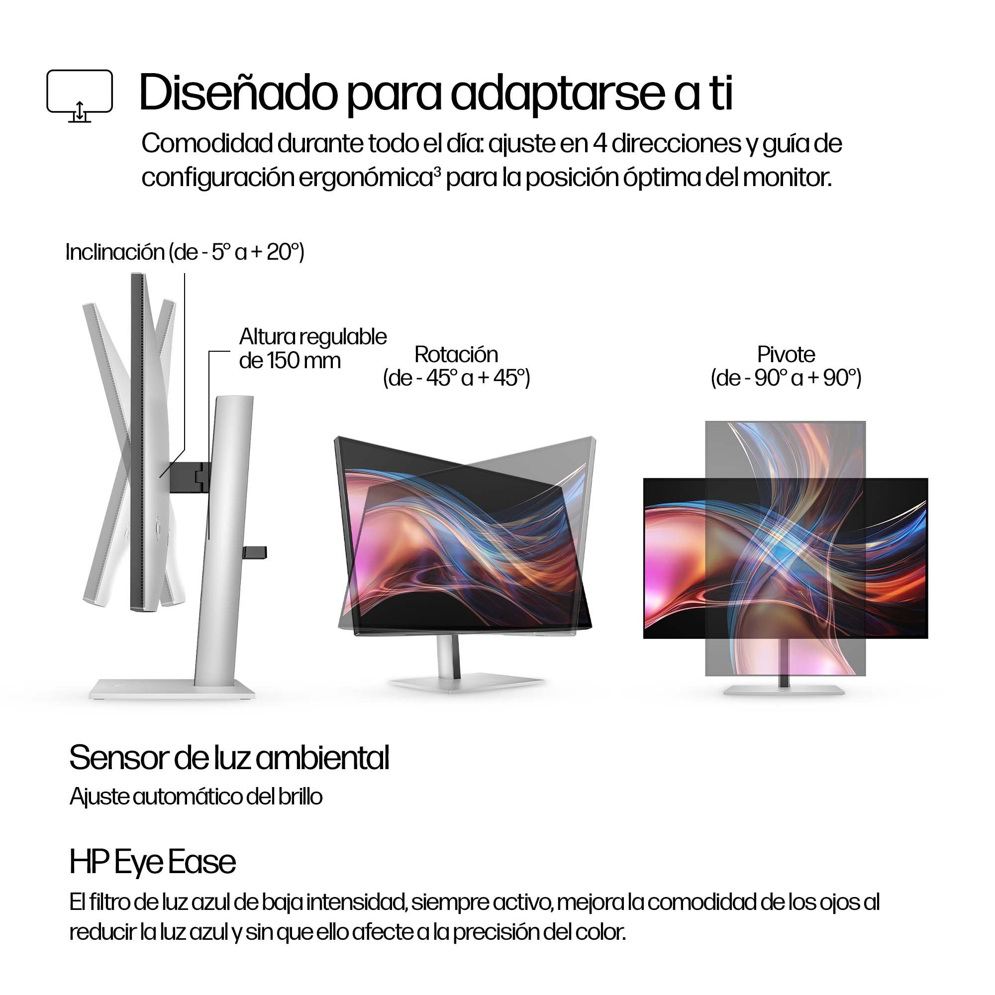 EAN 5715063476437 - HP Series 7 Pro 727pu pantalla para PC 68,6 cm (27") 2560 x 1440 Pixeles Quad HD LCD Plata imagen 6