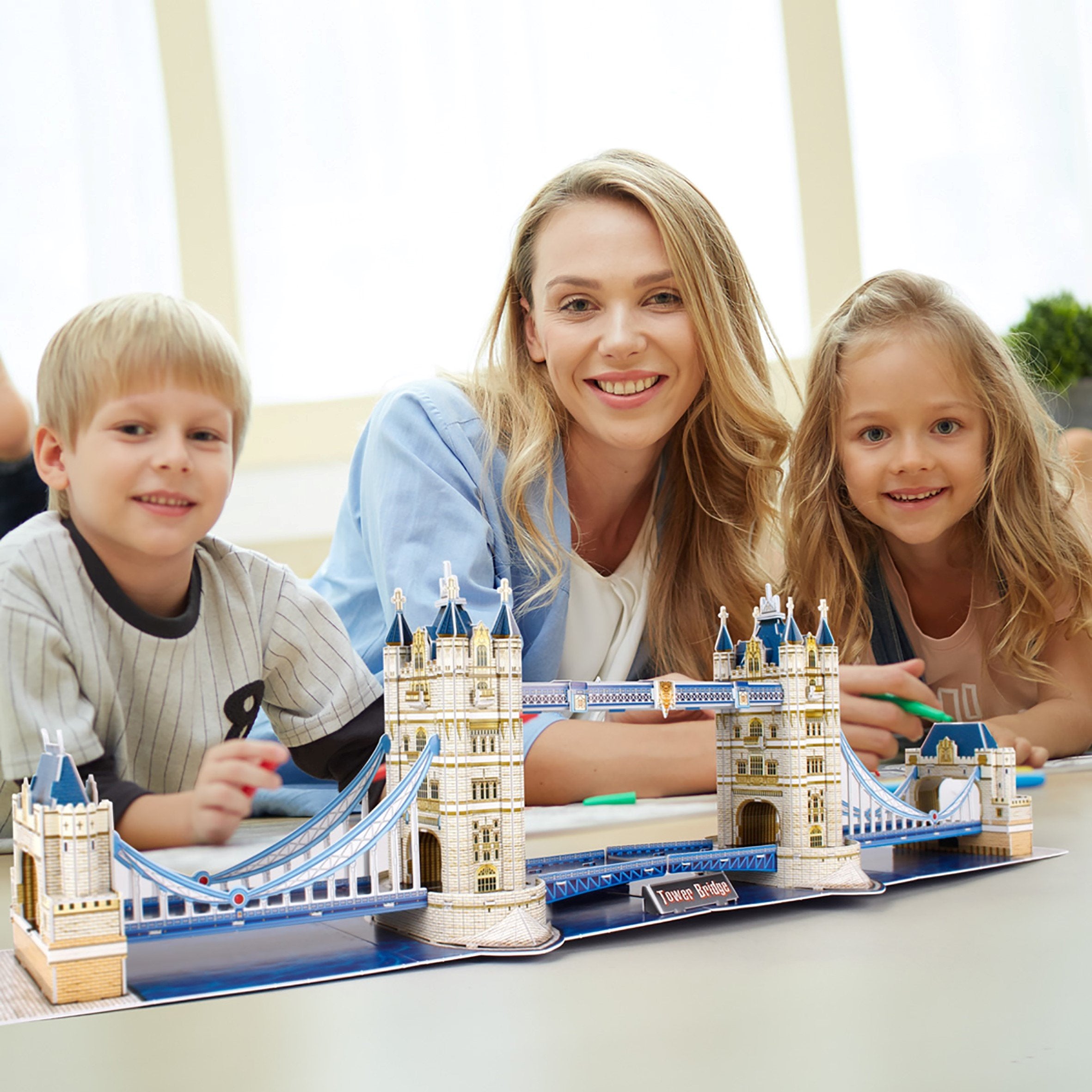 EAN 6944588209780 - CubicFun Tower Bridge Puzle 3D 120 pieza(s) Edificios imagen 3