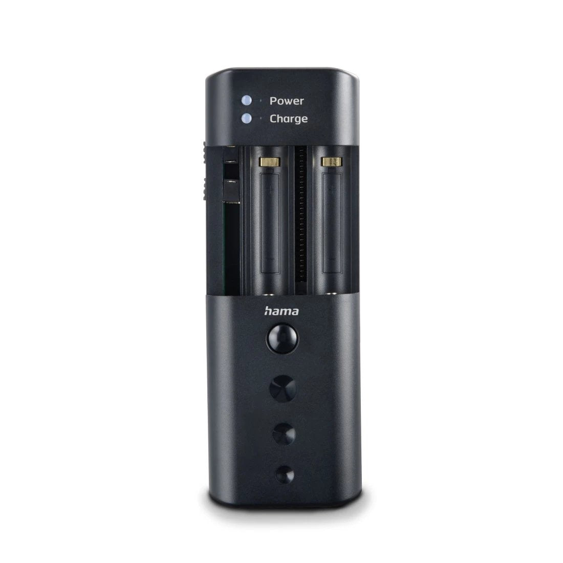 Cargador Pilas Recargables Hama Delta Travel Universal Baterias De Litio Y Nimh Usb-C Color Negro