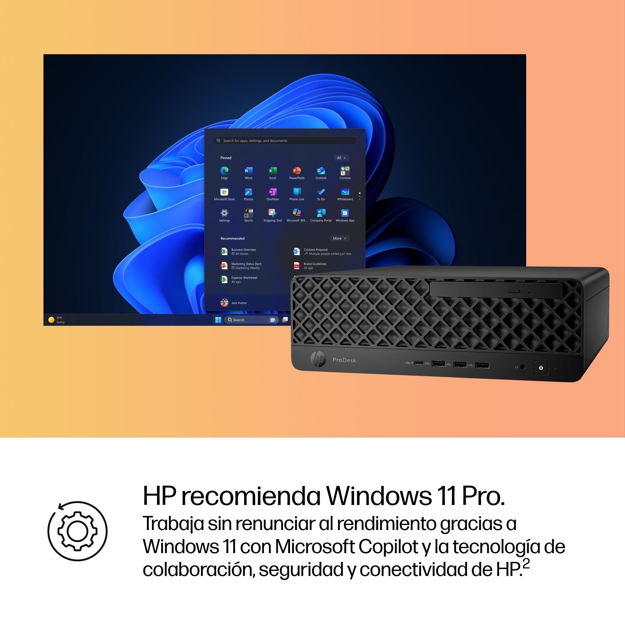EAN 0199485673301 - HP ProDesk 4 SFF G1i AI PC Intel Core Ultra 5 235 16 GB DDR5-SDRAM 512 GB SSD Windows 11 Pro Negro imagen 9