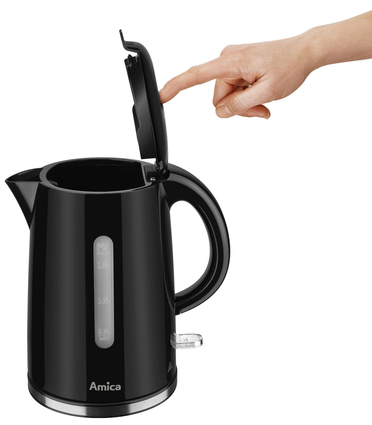 EAN 5906006940492 - Amica KF 1002 tetera eléctrica 1,7 L 2200 W Negro imagen 4