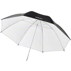Paraguas Walimex Pro Reflex  Negro/Blanco, 84cm