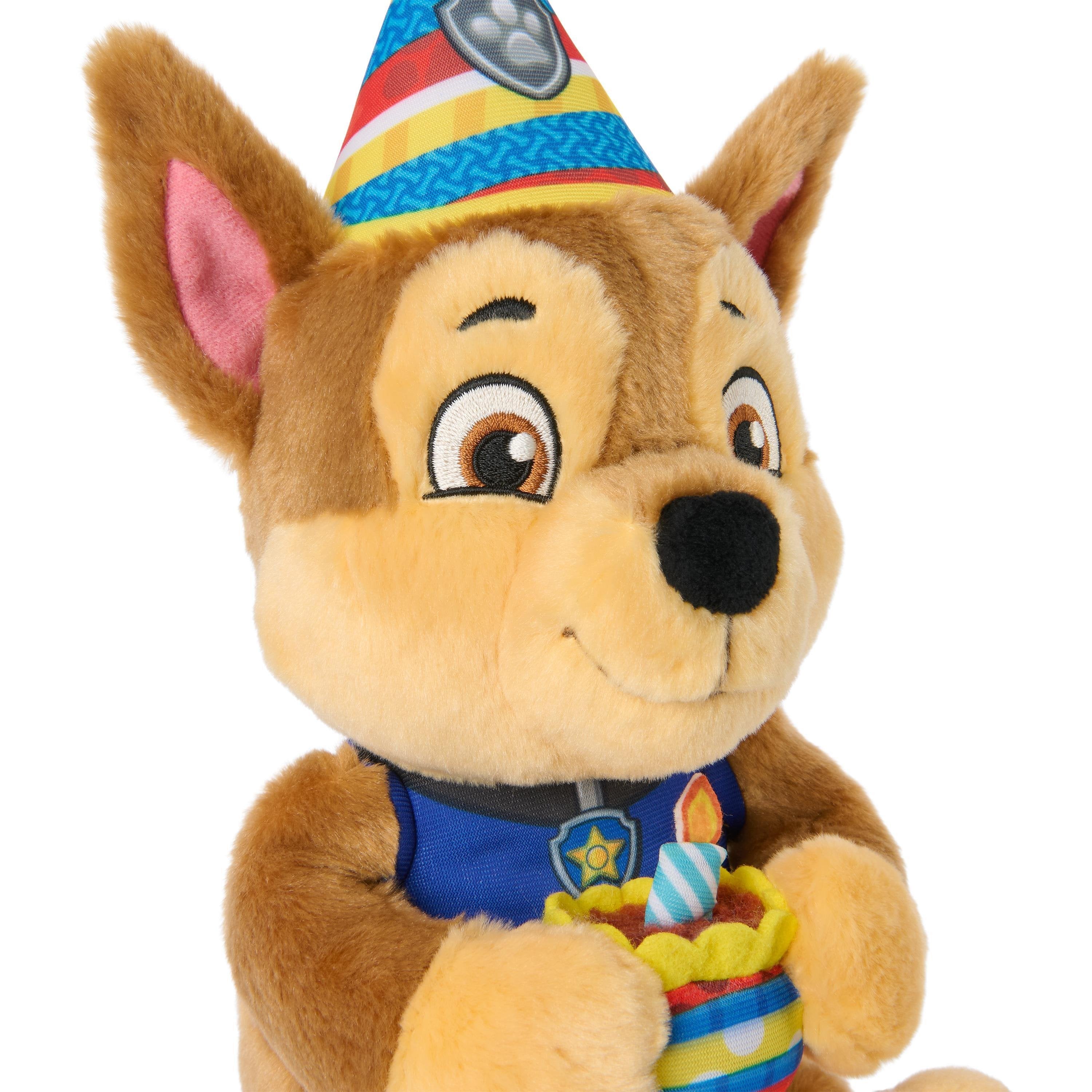 Spin Master Gund - Peluche De Cumpleaños Paw Patrol Chase, Peluche 23 Cm 6076362