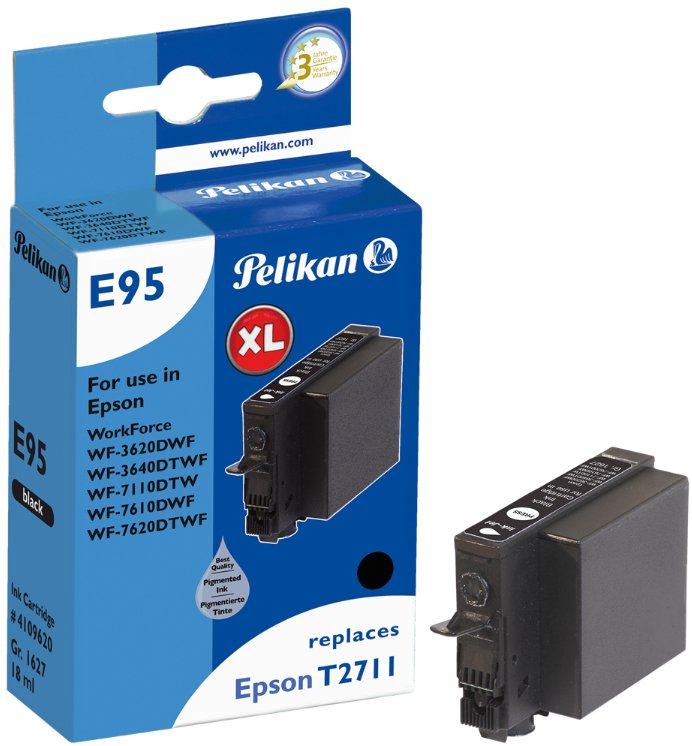 Tinta Pelikan Epson E95 T2711 Negro Compatible