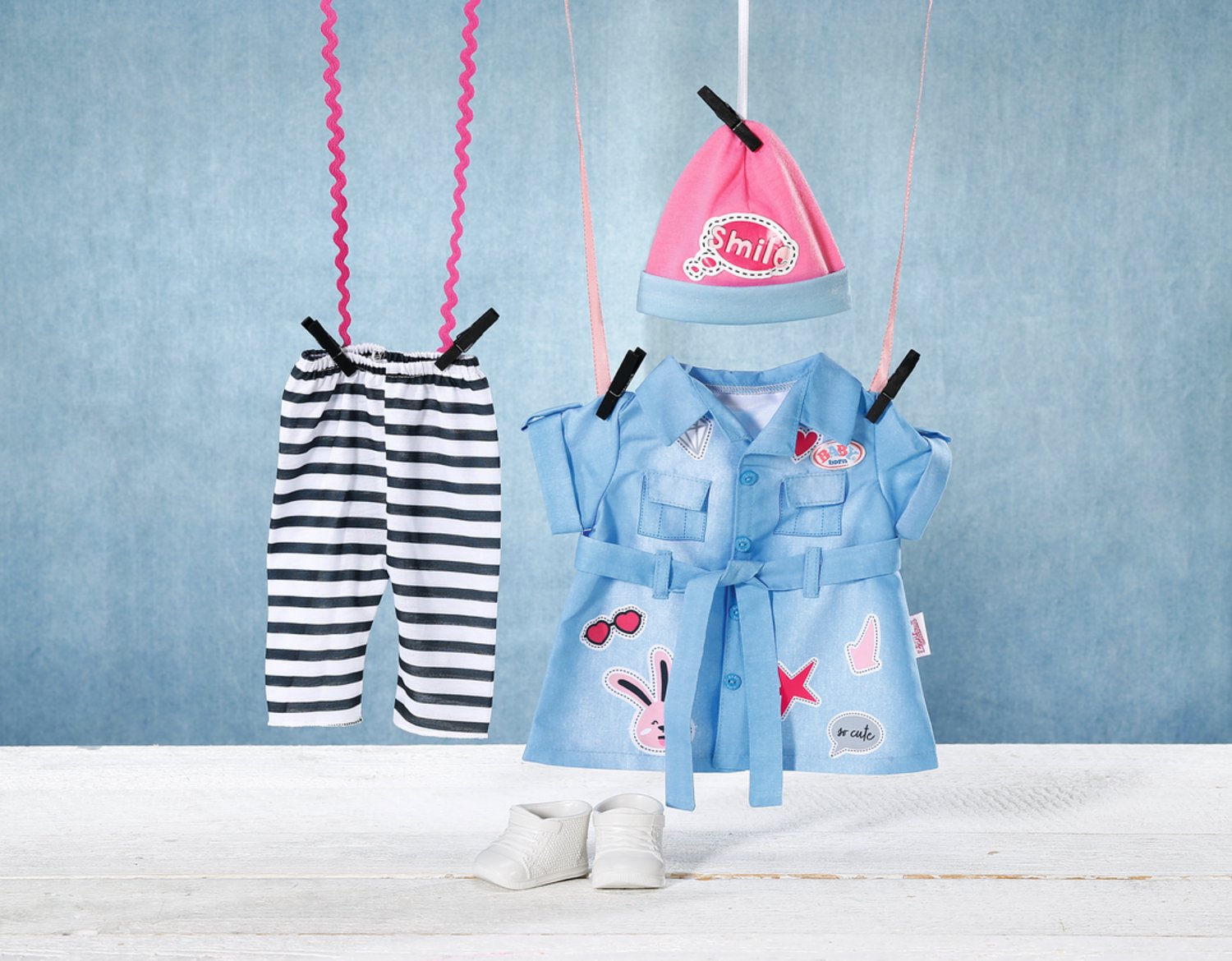 Zapf Creation Baby Born® Deluxe Jeans Dress 43cm, Accesorios De Muñecas 835258