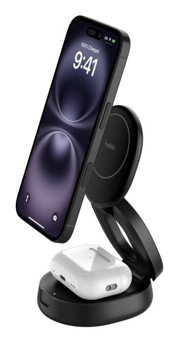 Belkin Boost Charge Adjustable Mag.2-In-1 Ch.Qi2 Bl. Wiz035kqbk