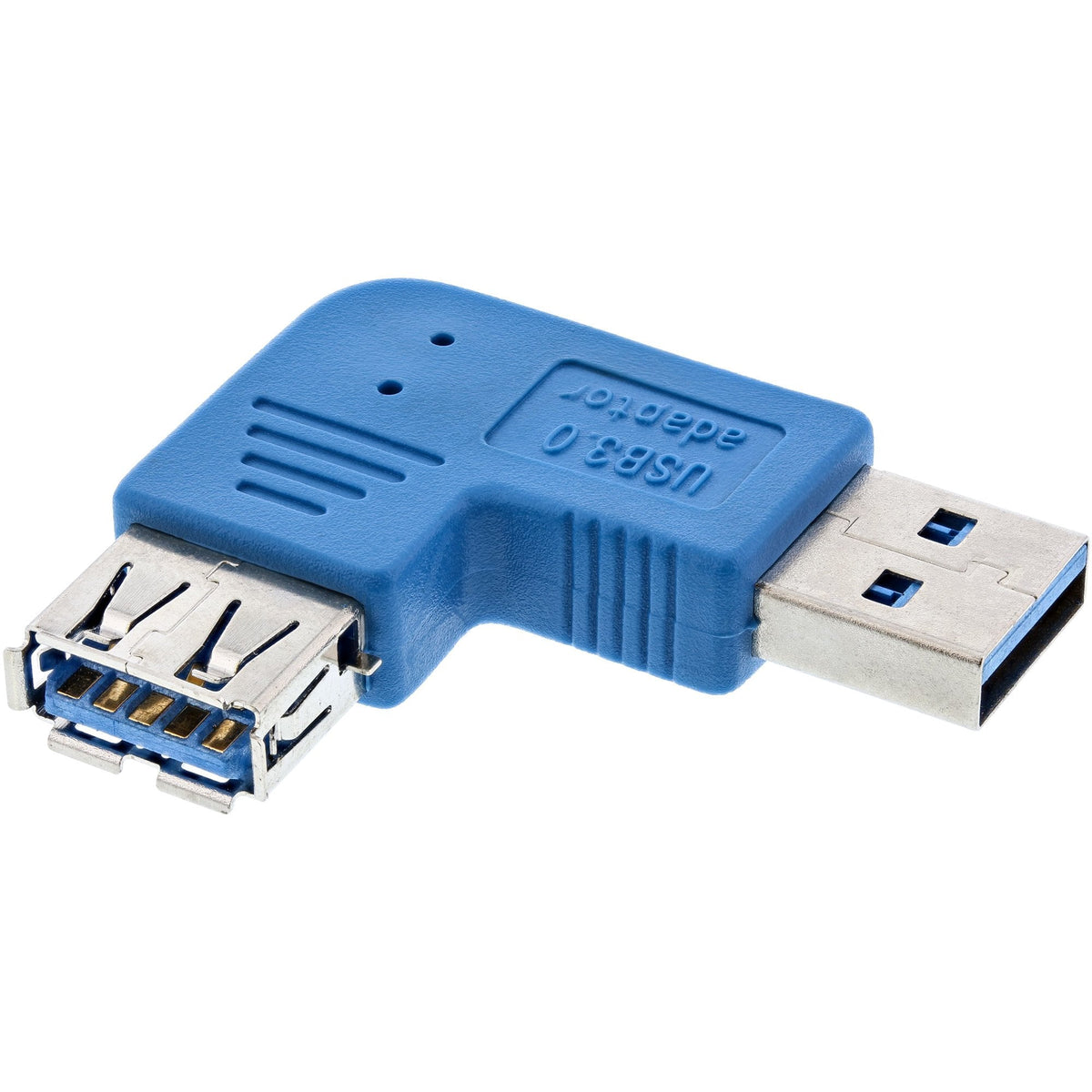 Adaptador Inline Usb 3.0 Tipo A Macho A A Hembra En Ángulo Izquierdo De 90°