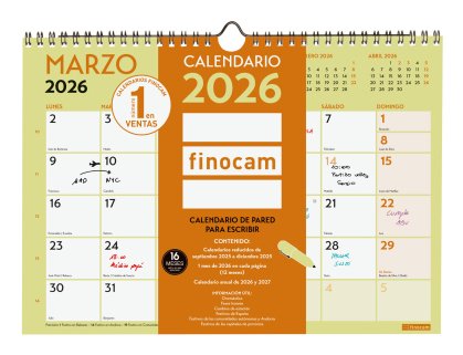 EAN 8422952407560 - Finocam 787220126 calendario imagen 1