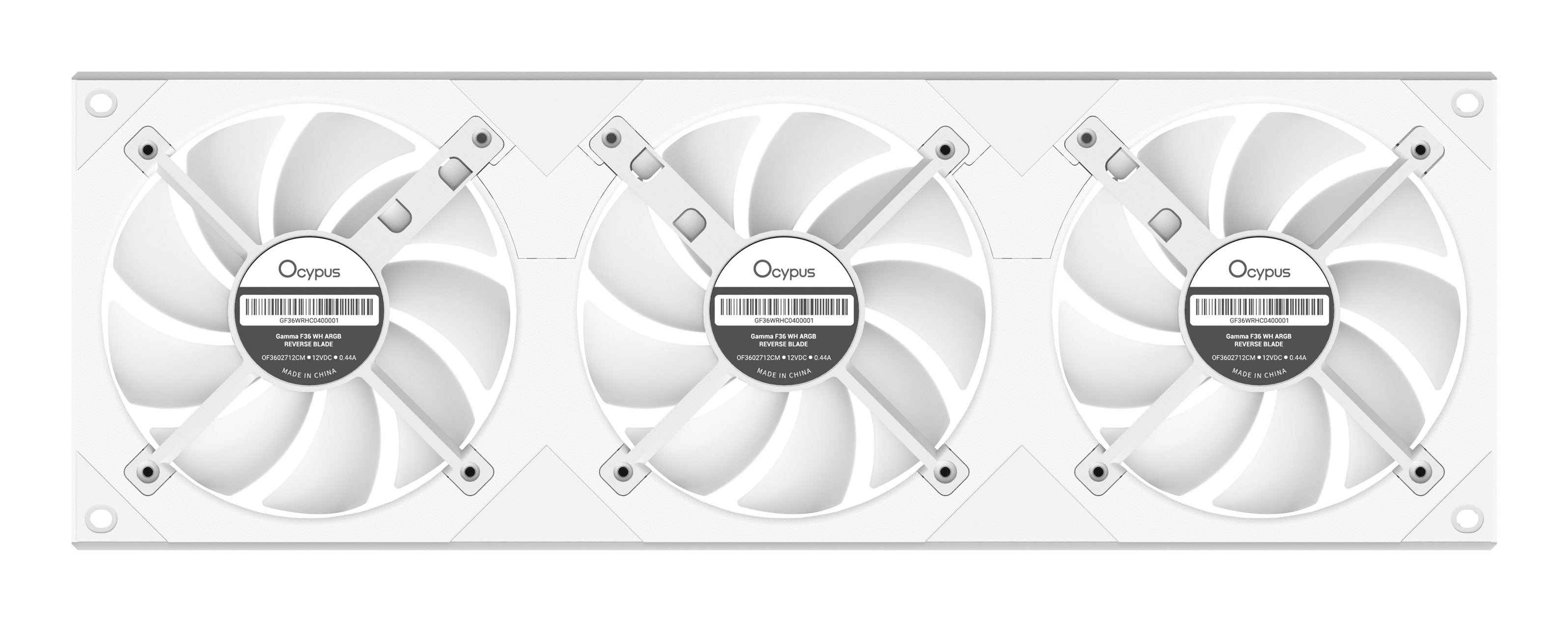 Ocypus Gamma F36 Argb (Blanco, Reverse, 360 Mm) Gamma-F36-Wh3am001-Gl