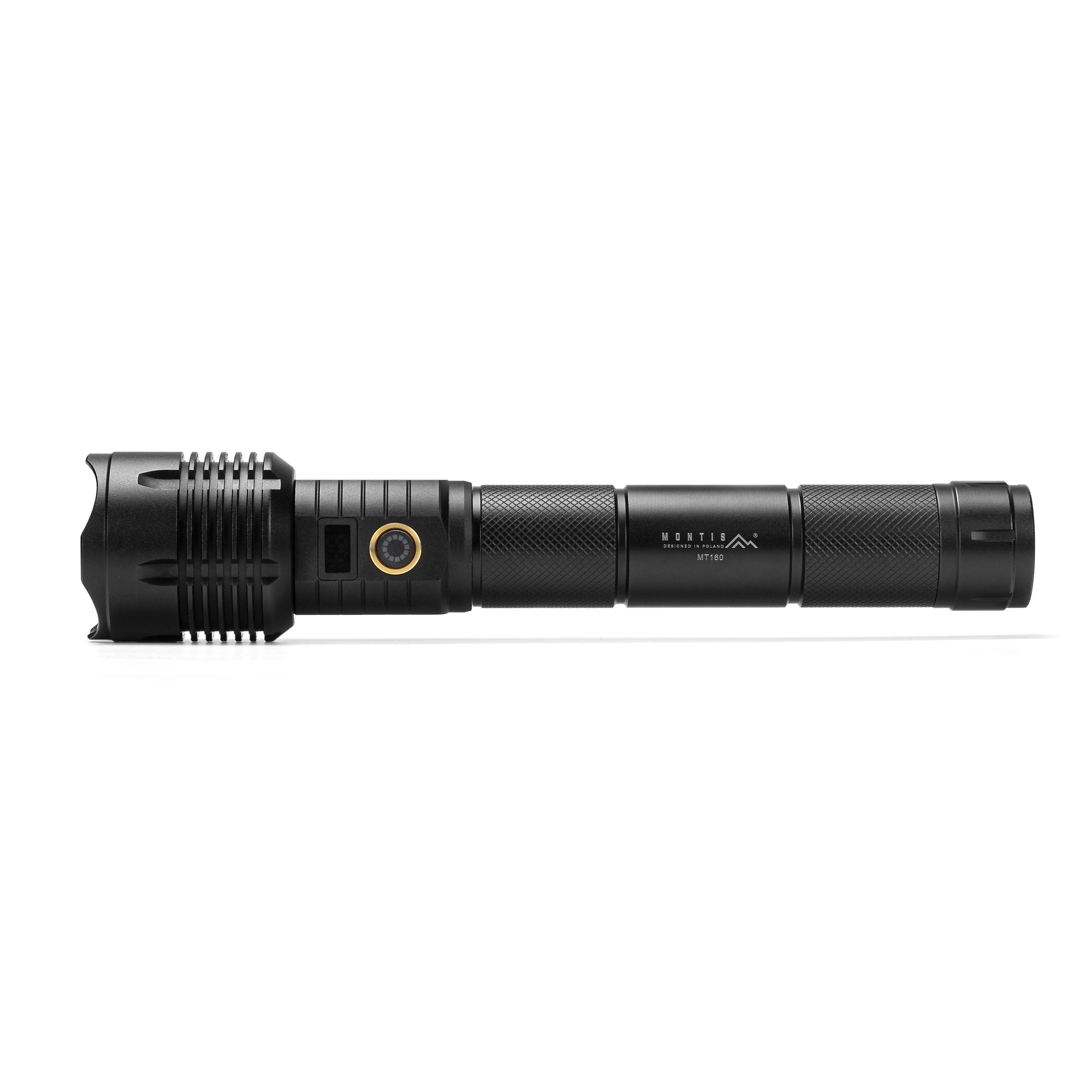 EAN 5901811410000 - Montis Taktyczna ręczna latarka akumulatorowa LED MT160 Negro Linterna de mano imagen 3