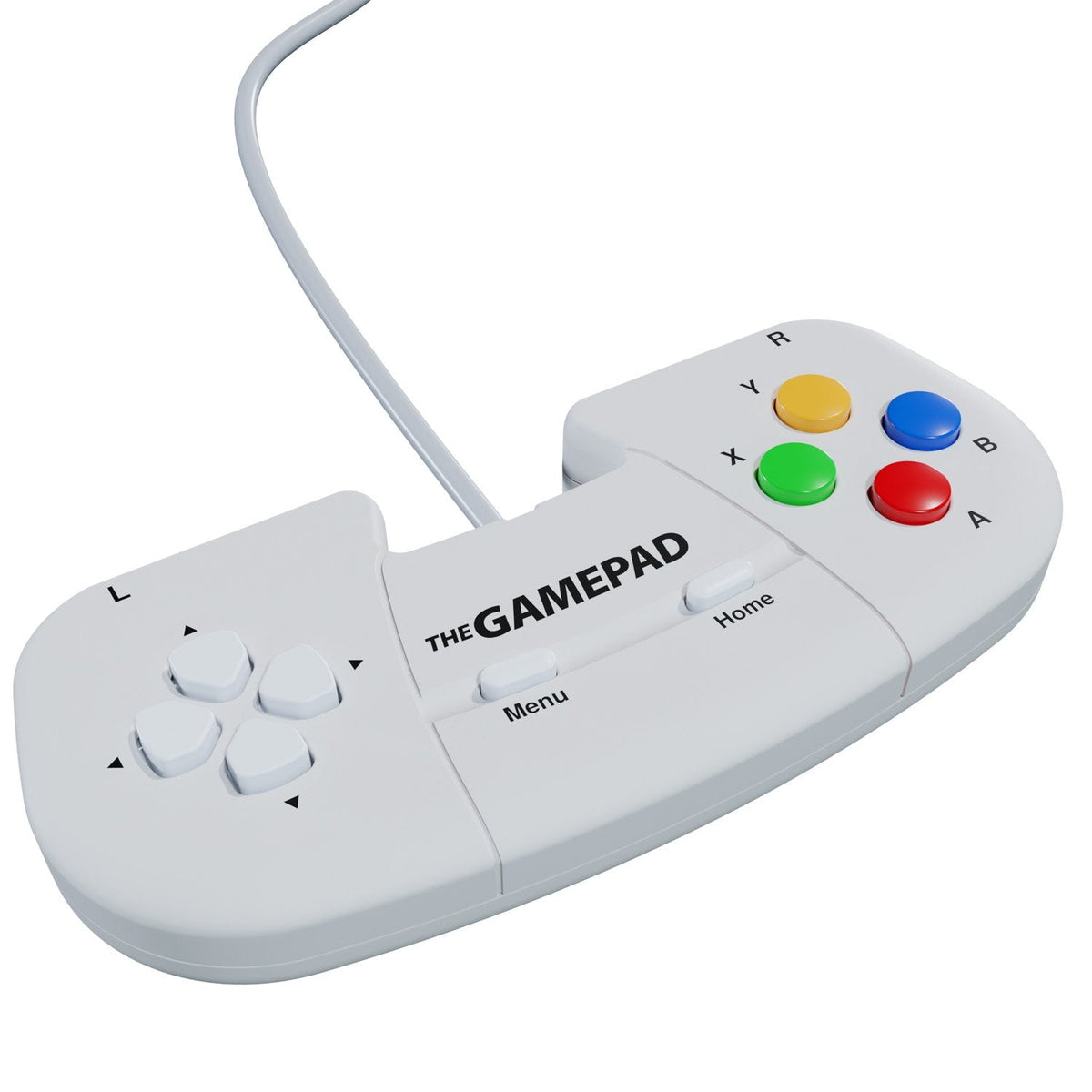 Retro Games The Gamepad Blanco, Gamepad, Mac, Pc, Zx Spectrum, D-Pad, Botón De Menú, Home Button, Digital, Con Cable, Usb 2.0