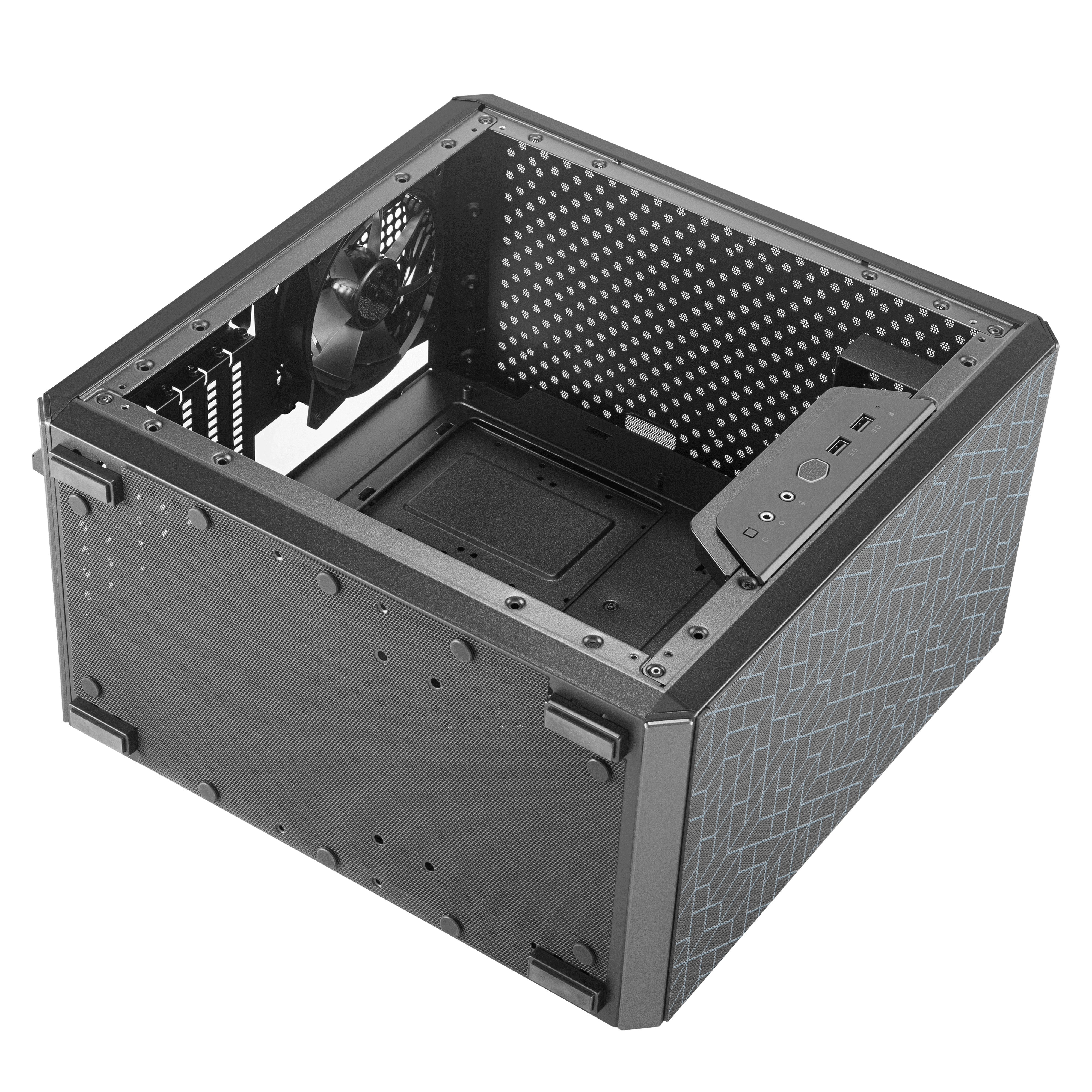 Caja Pc Cooler Master Masterbox Q500l (Black/Tempered Glas)
