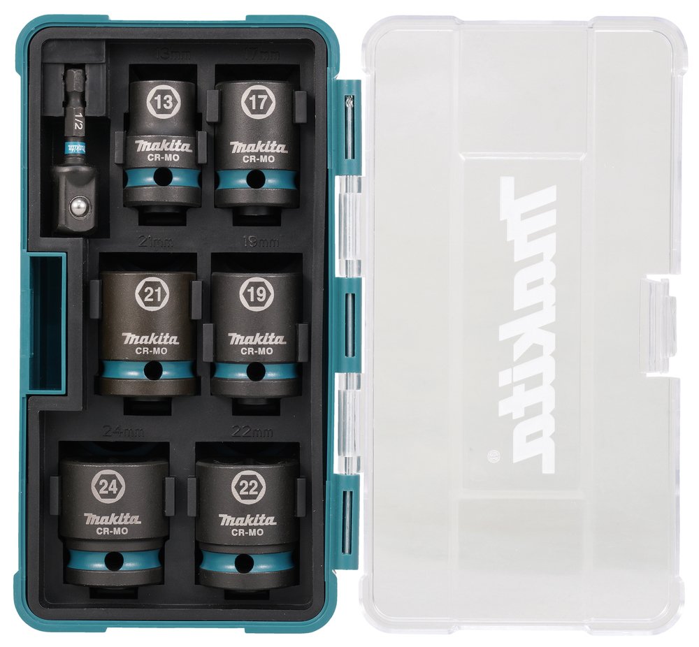 Makita Schlagnuss-Set 7tlg 1/2im.Blk