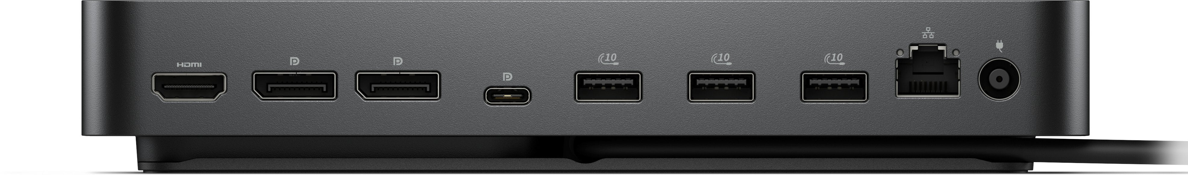 Dell Wd25 Alámbrico Usb 3.2 Gen 2 (3.1 Gen 2) Type-C Negro