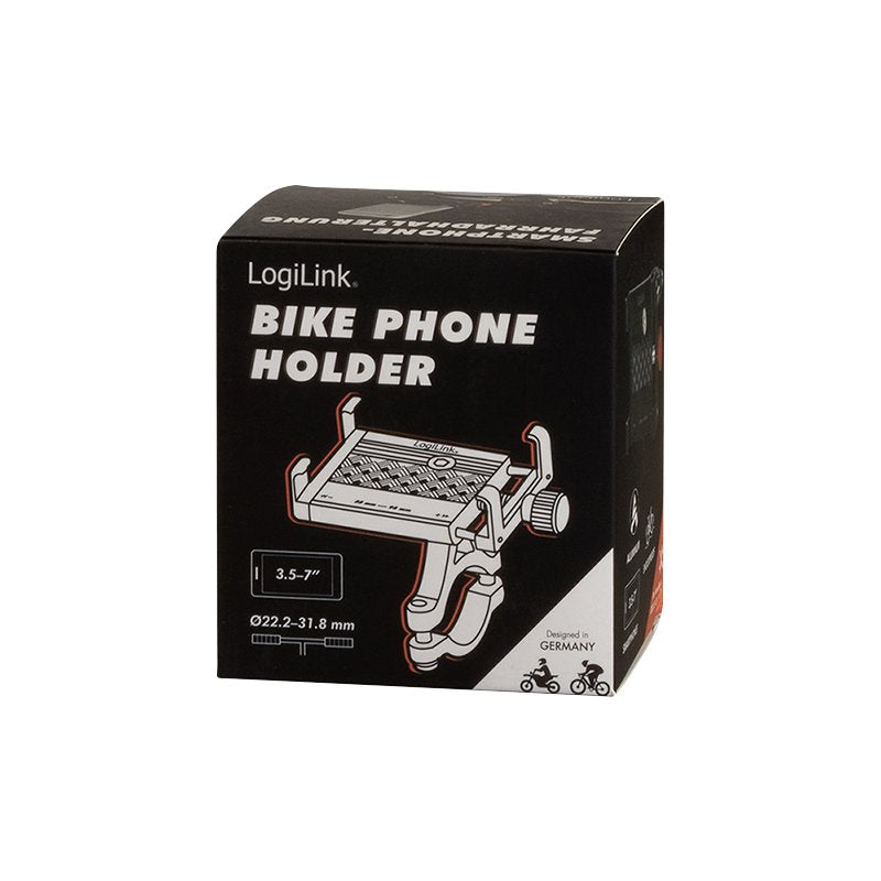 Logilink Aa0146 Soporte Smartphone 3,5-7", Negro, Rojo