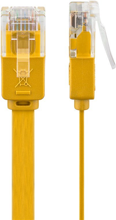 Goobay U/Utp Patchcord Cat6. Cca. Yellow. 2.0m