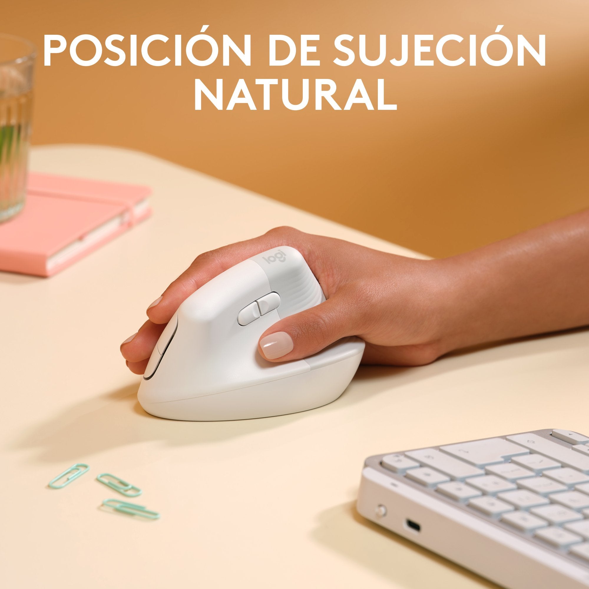 Logitech Lift For Mac Ratón Rf Wireless + Bluetooth Óptico 4000 Dpi