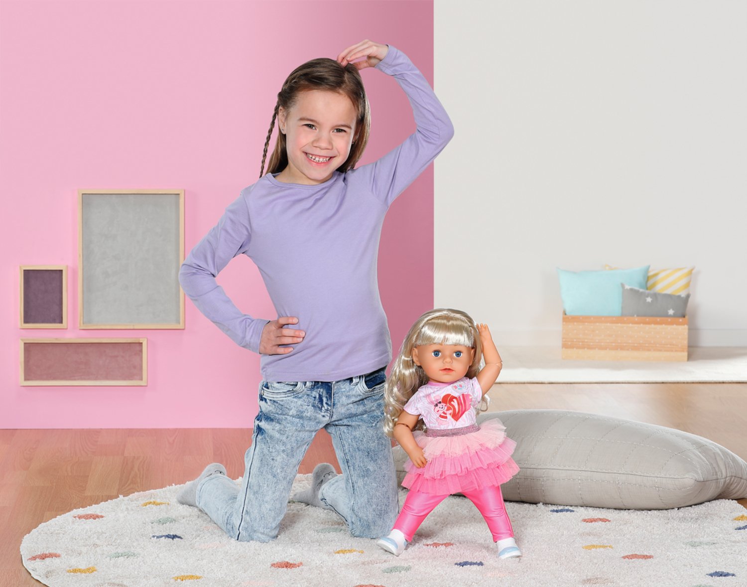 Muñeca Baby Born Sister Style And Play De 43 Cm