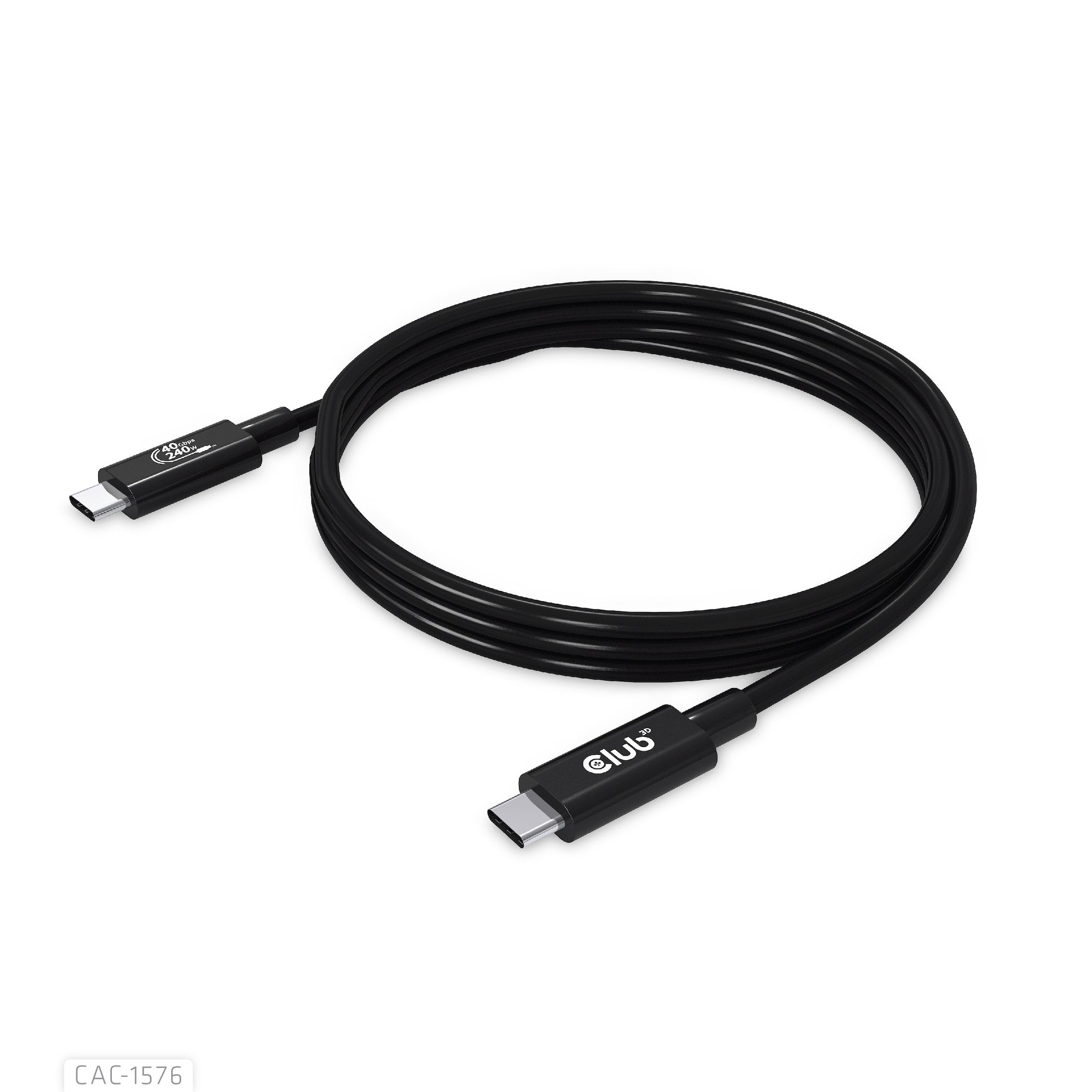 Club3d Cable Usb Tipo C  Pd 240w / 8k / 40gbps 1m M/M Retail