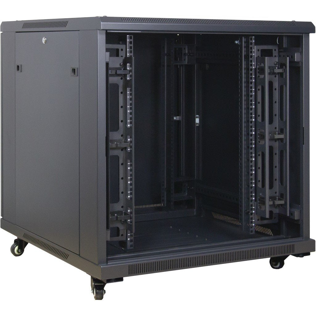 Inter-Tech Snb-8815 15u Rack O Bastidor Independiente Negro, Armario It Negro, Rack O Bastidor Independiente, 15u, 400 Kg, 58 Kg, Negro