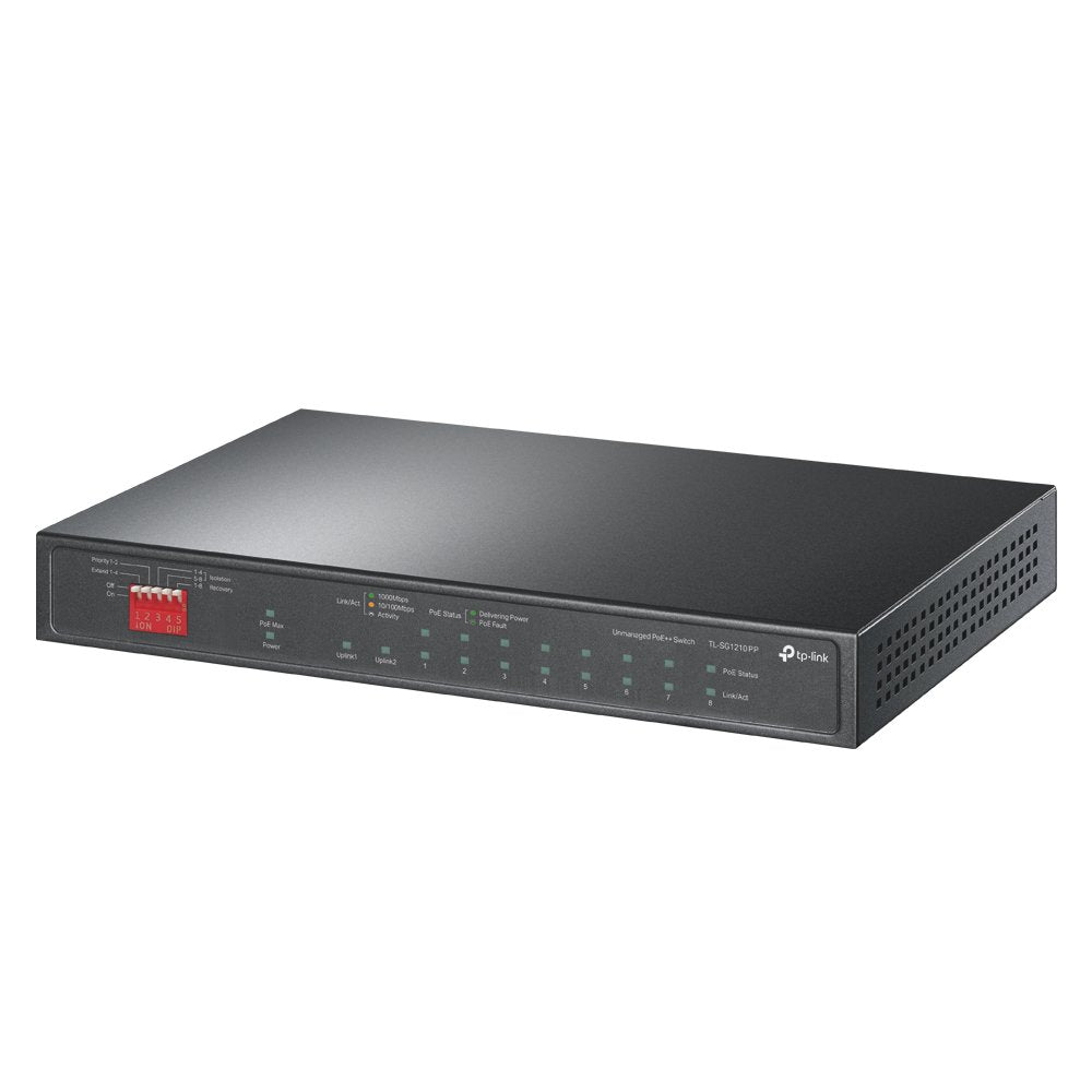 Tp-Link Tl-Sg1210pp Switch No Administrado Gigabit Ethernet [10/100/1000] Energía Sobre Ethernet [Poe] Negro