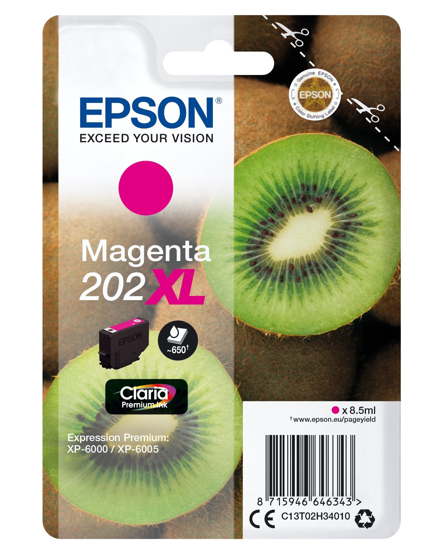 Epson Singlepack Magenta 202xl Claria Premium Tinta Workforce Sx