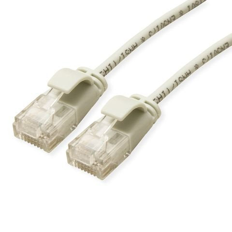 Roline Verde Utp Cable De Red Cat.6a (Class Ea), Lsoh, Slim, Grau, 0,15 M