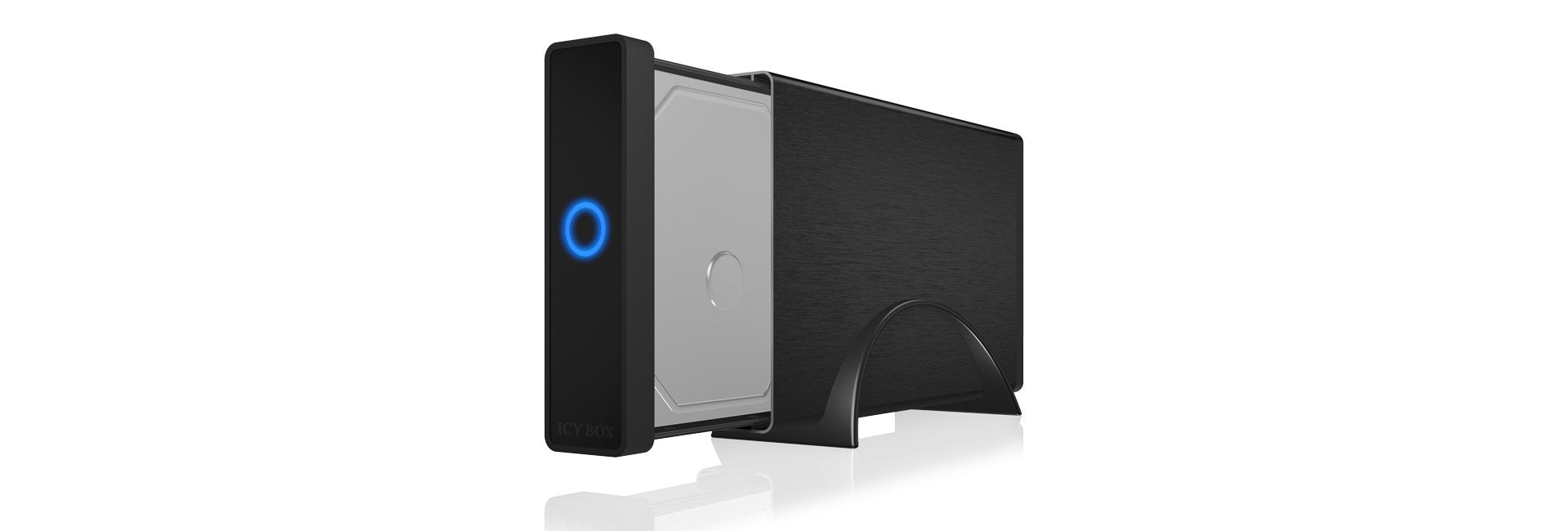 Icy Box Ib-377-C31 3.5" Carcasa De Disco Duro/Ssd Negro