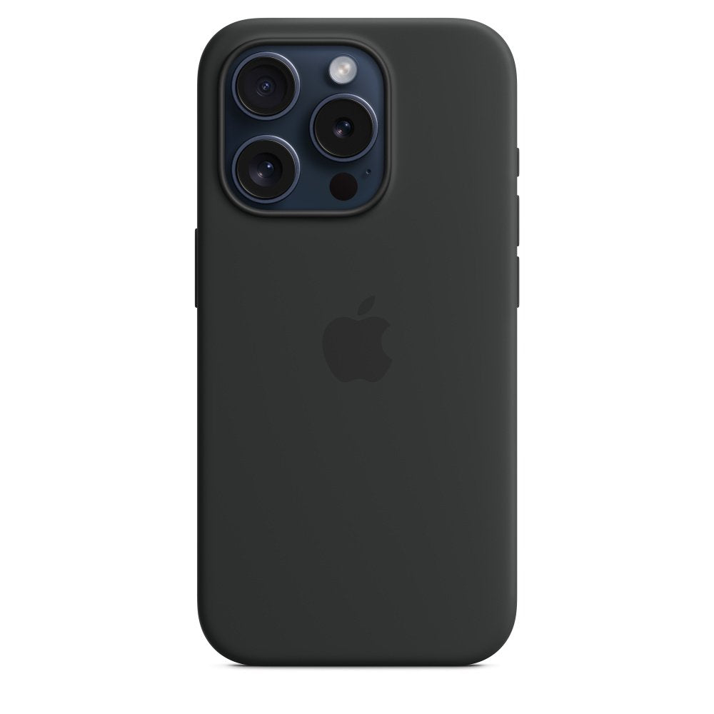 Apple Funda De Silicona Iphone 15 Pro Con Magsafe Negro